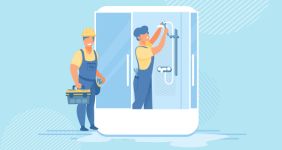 Как установить душевую кабину своими руками