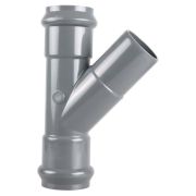 Тройник ХЕМКОР нап. раструб 110/110 45гр.