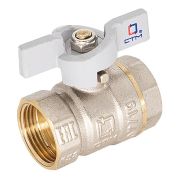 Кран шар. CTM СТАНДАРТ для воды 3/4quot; г/г бабочка CWFFB034