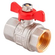 Кран шаровый полнопроходной ROYAL thermo Yorhe  1quot; ВВ, бабочка