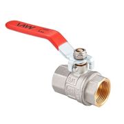 Кран шаровой латунный MVI Ду 32 PN40 вн-вн, рычаг