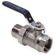Кран шаровой AQUALINK со сгоном прямой ВН 3/4 ручка (5/60)