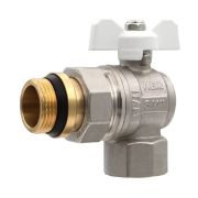 Кран VIEIR шар. с амер. с кольцевым уплотнением 1quot; угловой VER49A