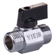 Кран VIEIR мини 1/2quot; НН, черная ручка (180/18) VR172