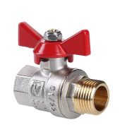 Кран шар. Valtec VT.218.N.04 BASE ВН 1/2quot; бабочка