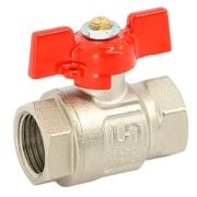 Кран Uni-Fitt ВВ 3/4quot; полнопроходной, бабочка ETALON