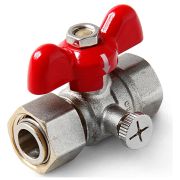 Кран шаровый для подключения манометра 1/2quot;