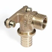 Угольник настенный с наружной резьбой 20-1/2quot; RX (бронза)