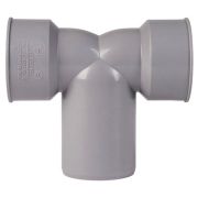 Отвод Ostendorf 40х50х40 двойной сифонный HTDSW ВК PPS серый