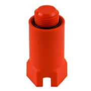 Заглушка длинная MVI 1/2 красная (10)