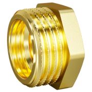 Футорка LD Pride DN25х15 латунь никель (бирка)