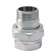 Соединитель VIEIR прямой, разъемный (американка), под прокладку ВН 1/2quot; никел. HJKN33