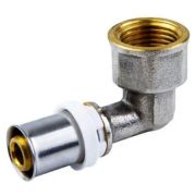 Угольник STI пресс латунь ДН 16х 1/2quot;х90гр ВР