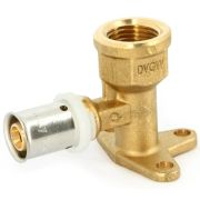 Водорозетка Uni-Fitt пресс-В 20х1/2quot; h 52 мм