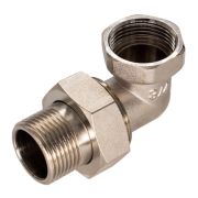 Соединитель СТМ с накид. гайкой угловой г/ш 1quot;