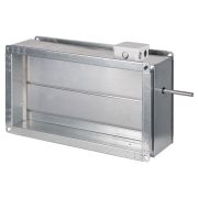 Клапан SHUFT КВУ–ПО–380х380h–2*ф315 (под нип соед)-УХЛ2- с площ под привод