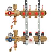 Комплект коллекторного узла Giacomini с динамич. регулир. расхода 1quot; x 18 /4, R553FKDB104