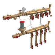 Узел коллекторный Giacomini отопления этажный, подключение тип B2 3/4quot; x 1/2quot; / 3, GE553Y023