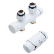 Узел подключения SCHLOSSER DUO-PLEX Бел.Проход.3/4 x М22x1,5 + 2 Ниппеля 1/2x3/4