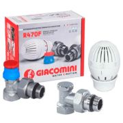 Комплект термостатич. Giacomini 1/2quot; - угл., R470FX033