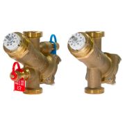 Клапан балансировочный комбинированный РИДАН AQT-R DN32 PN20 с ниппелями, наружная резьба G1 1/2