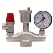 Группа VIEIR безопасности для котла 1quot; 3 БАР 120С Никель AQ1063N