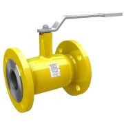 Кран шаровой стальной фланцевый LD Gas Ду150/125 Ру16 неполнопроходной