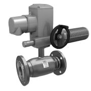 Кран шаровой стальной фланцевый LD Ду150 Ру16 полнопроходной с редуктором