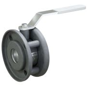 Кран шаровой стальной межфланцевый LD Стриж Ду40 Ру16 оцинкованный, полнопроходной