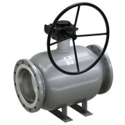 Кран шаровой стальной фланцевый LD Ду250 Ру16 полнопроходной с редуктором