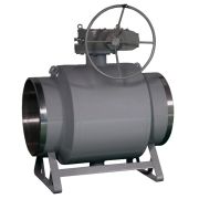 Кран шаровой РИДАН JIP-R Premium FB FF DN125 PN16 H фланцевый, с рукояткой, полнопроходной