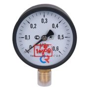 Манометр РОСМА ТМ-310Р.00 (0-0,6МРа) G1/4 2.5 150С (снизу) корпус 63 мм