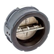 Затвор обратный РИДАН - ЗОД PN16 DN65, межфланцевый, двустворчатый, корпус: чугун GGG40 c EPDM