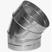 Отвод НЕОКЛИМАТ оцинкованный 45 D 160 0,5 мм