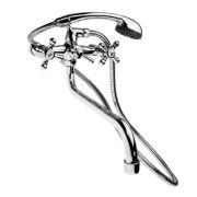 Смеситель МИРАЖ д/ванной 1/2quot; кер. шар. переключение, пласт.мах.TYE-1089 крест(20/1) Арт. TY-144PL