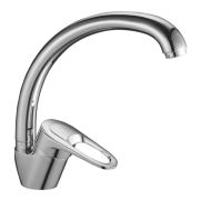 Смеситель АМУР д/кухни 40 мм quot;уткаquot;, п/гайку, S-хром, ТYE-2109 (10) Арт. BY 2010-01