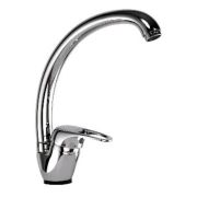 Смеситель АМУР д/кухни 40 мм quot;уткаquot;, п/гайку, S-хром, ТYE-2105 (10) Арт. BY 2010-02