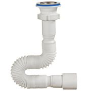 Сифон ОРИО гофрированный 1 1/2 * 40/50 белый дл. 650мм А-3015 (1/75)