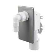 Сифон AlcaPlast для стиральной машины под штукатурку, нержавеющая сталь, арт. AG210321100