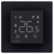 Термостат комнатный РИДАН RSmart-SB с Wi-Fi подключением 230V, черный