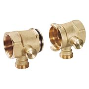 Элемент коллектора Giacomini кр., с отсечным клапаном 1quot; x 18 x DN32 (2), R53STY006