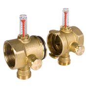 Элемент модульного коллектора Giacomini кр., с расходомером 1 1/4quot; x 18 x DN32 (2), R53MTY007