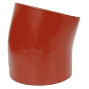 Отвод чуг SML б/рас Ду200х15гр SGACX