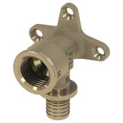 Уголок TECE с настенным креплением 16x1/2quot;, латунь