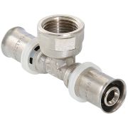 Тройник пресс Valtec VTm.232.N.160416 ВР 16х1/2quot;х16