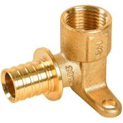 Уголок РОСТерм с настенным креплением 20х1/2, латунь