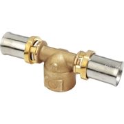 Тройник-пресс Giacomini латунь ВР 16х1/2quot;, RM154Y033