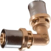 Угольник-пресс Giacomini латунь 32, RM122Y011