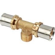 Тройник-пресс Giacomini латунь НР 16х1/2quot;, RM153Y033
