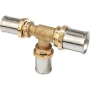 Тройник-пресс Giacomini латунь переходной 26х20х26, RM151Y086